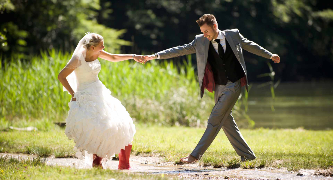 Hochzeitsfotos und Hochzeitsfilme aufgenommen in der Nähe von Heidelberg vom Fotostudio BlickFang2 aus Weinheim und Andernach