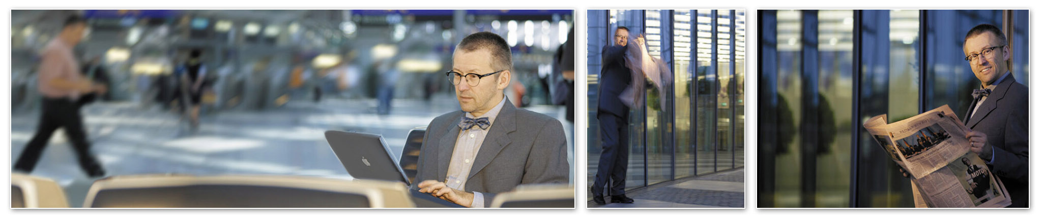 BusinessPortraits, Personal Brand Outdoor-Shooting - 3er Bilderserie Flughafen- Foto von Friedrich Schöllmann für Studio Blickfang2 in Weinheim und Andernach
