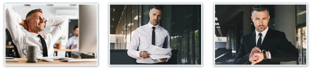 3er-Serie - Chef eines mittelständischen Spedition im Büro und auf der Rampe